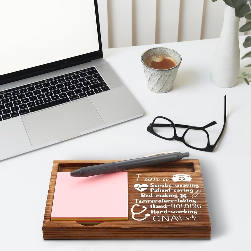akeke Certified Nursing Assistant Sticky Note Holder, CNA Appreciation Thank You Gifts, Certified Nursing Assistant Gifts, CNA Week Gifts Self-Stick Note Pad Holders GAA27 - Image 5